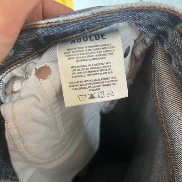 AGOLDE 90'S PINCH WAIST HIGH RISE STRAIGHT Organic Cotton Jeans - 23 - Picture 7 of 10
